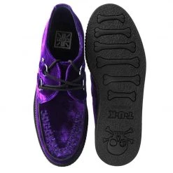 V9490 Women Violet Velvet Viva Mondo Creeper