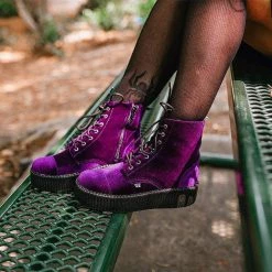 V9656L Violet Velvet Viva Mondo Boot