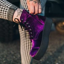 V9656L Violet Velvet Viva Mondo Boot