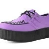V9714 Women Lavender Faux Suede Viva Mondo Creeper