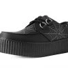 V9745 Black Glow Spiderweb Mondo Creeper Women