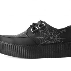 V9745 Black Glow Spiderweb Mondo Creeper Women