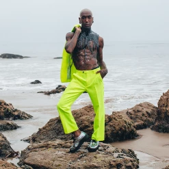 V9782 Chrome Oil Slick Patent D-Ring Interlace Viva Mondo Creeper Women