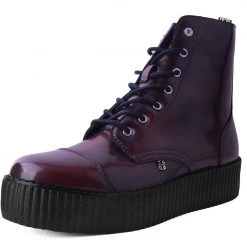 V9858 Burgundy Rub Off TUKskin™ 7-Eye Boot