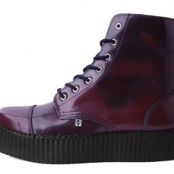 V9858 Burgundy Rub Off TUKskin™ 7-Eye Boot
