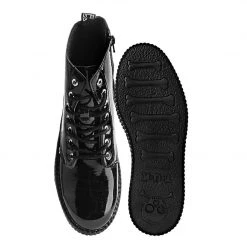 V9896 Black Crocodile Creeper Boot