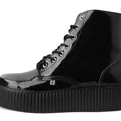 V9896 Black Crocodile Creeper Boot