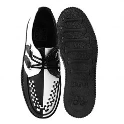 V9904 Black & White Split Personality Creeper Women