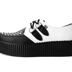 V9904 Black & White Split Personality Creeper Women