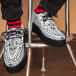 V9928 DROOPY X T.U.K. Tattoo Creeper Women