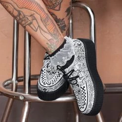 V9928 DROOPY X T.U.K. Tattoo Creeper Women