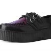 V9977 Black & Burgundy Rub-Off TUKskin™ Mondo Creeper Women