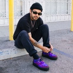 V9988 Purple & Blue Cloud Mondo Creeper