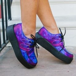 V9988 Purple & Blue Cloud Mondo Creeper